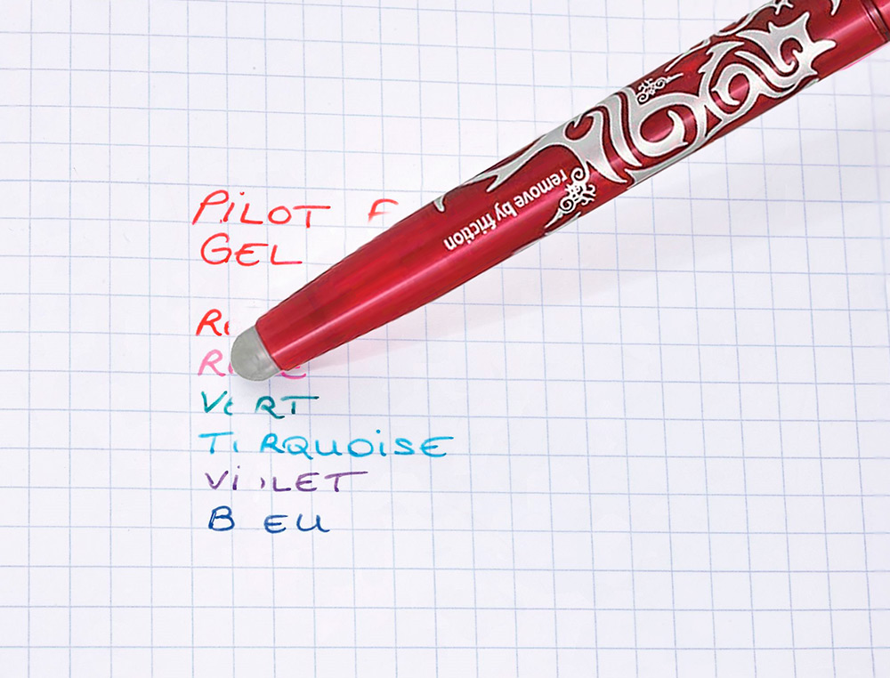 ESFEROGRAFICA PILOT FRIXION BALL APAGAVEL 0,7 MM PONTA MEDIA VERMELHO EM BLISTER