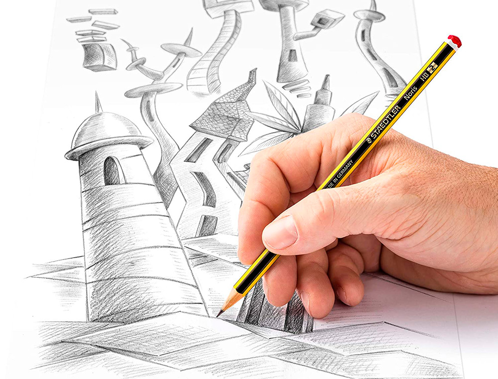 LAPIS DE GRAFITE STAEDTLER NORIS N2 HB BLISTER DE 10 UNIDADES