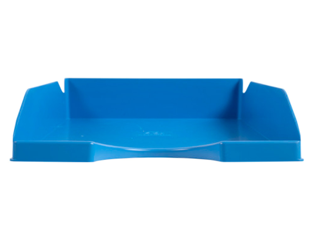 BANDEJA SECRETARIA EXACOMPTA CLEAN SAFE AZUL 345X255X65 MM