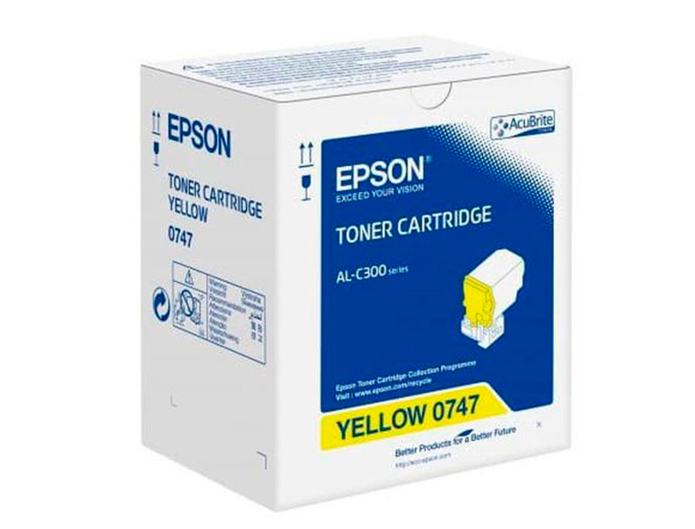 TONER EPSON C13S050747 AMARELO 8 800 PAGINAS