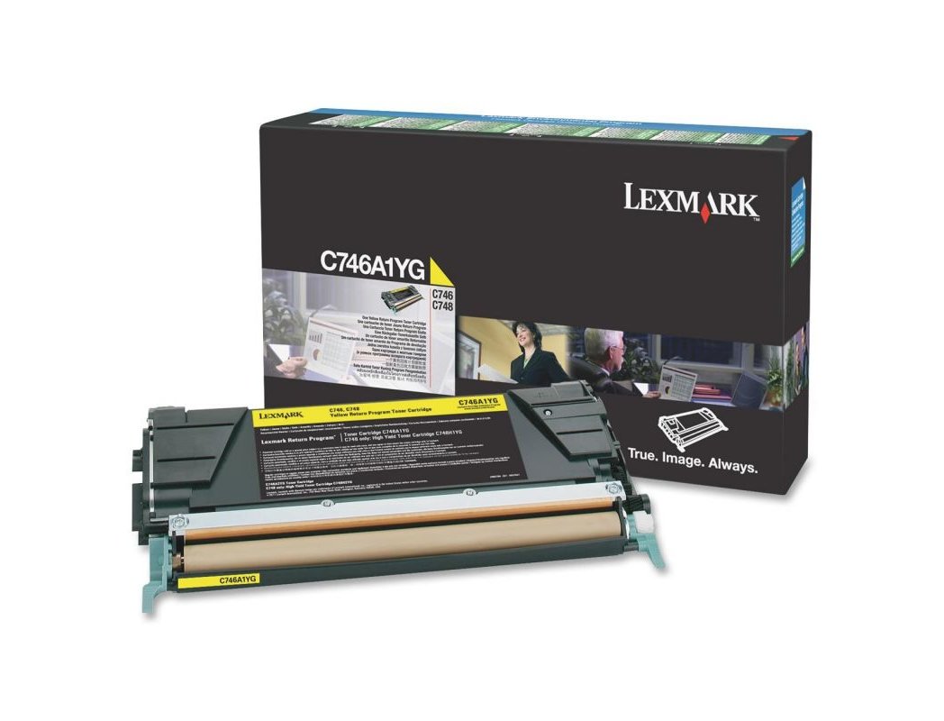 TONER LEXMARK LASER C746A1YG C746 / C748 AMARELO 7000 PAGINAS