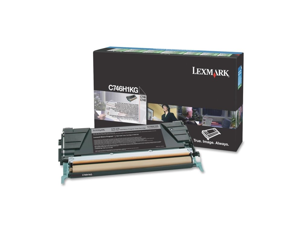 TONER LEXMARK LASER C746H1KG C746 / C748 PRETO 12000 PAGINAS