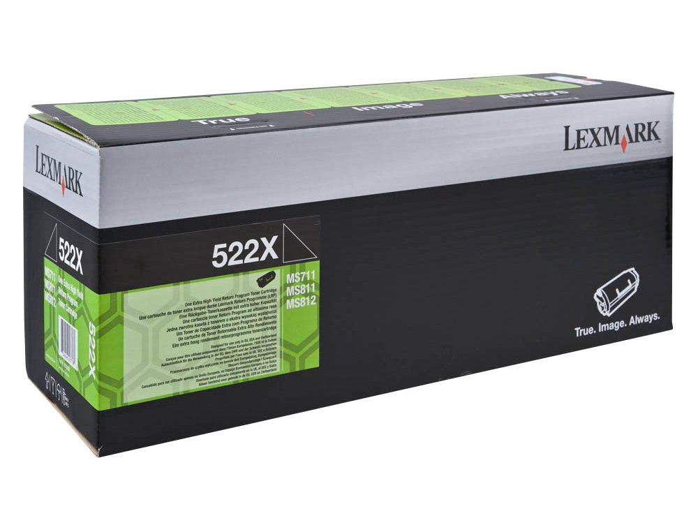 TONER LEXMARK LASER 52D2X0E MS811 SERIES / MS812 SERIES PRETO 45000 PAGINAS