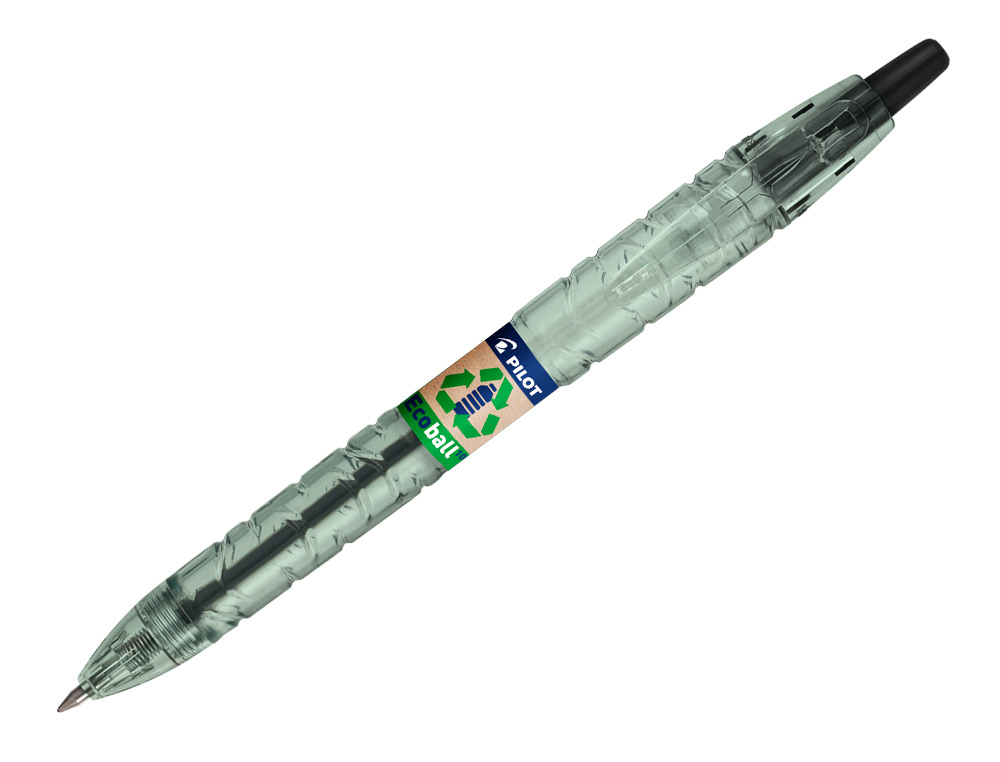 ESFEROGRAFICA PILOT ECOBALL PLASTICO RECICLADO TINTA DE OLEO PONTA DE ESFERA 1 MM COR PRETO