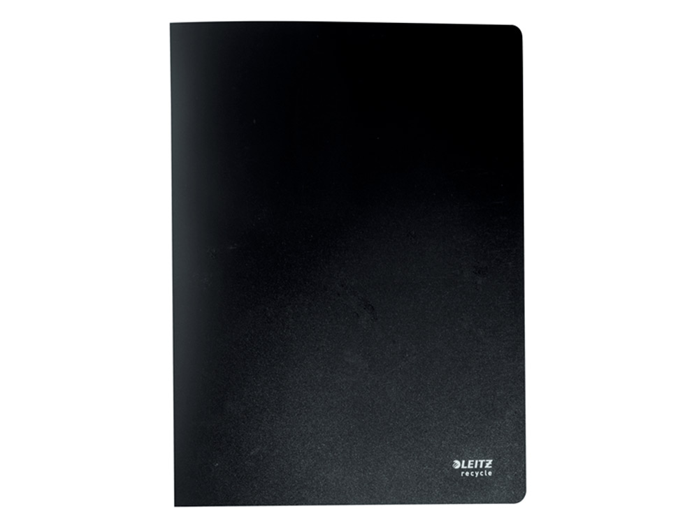 CAPA CATALOGO LEITZ RECYCLE DIN A4 20 BOLSAS POLIPROPILENO PRETO