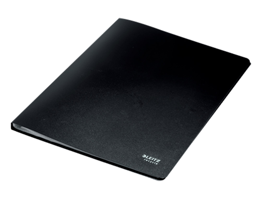 CAPA CATALOGO LEITZ RECYCLE DIN A4 20 BOLSAS POLIPROPILENO PRETO