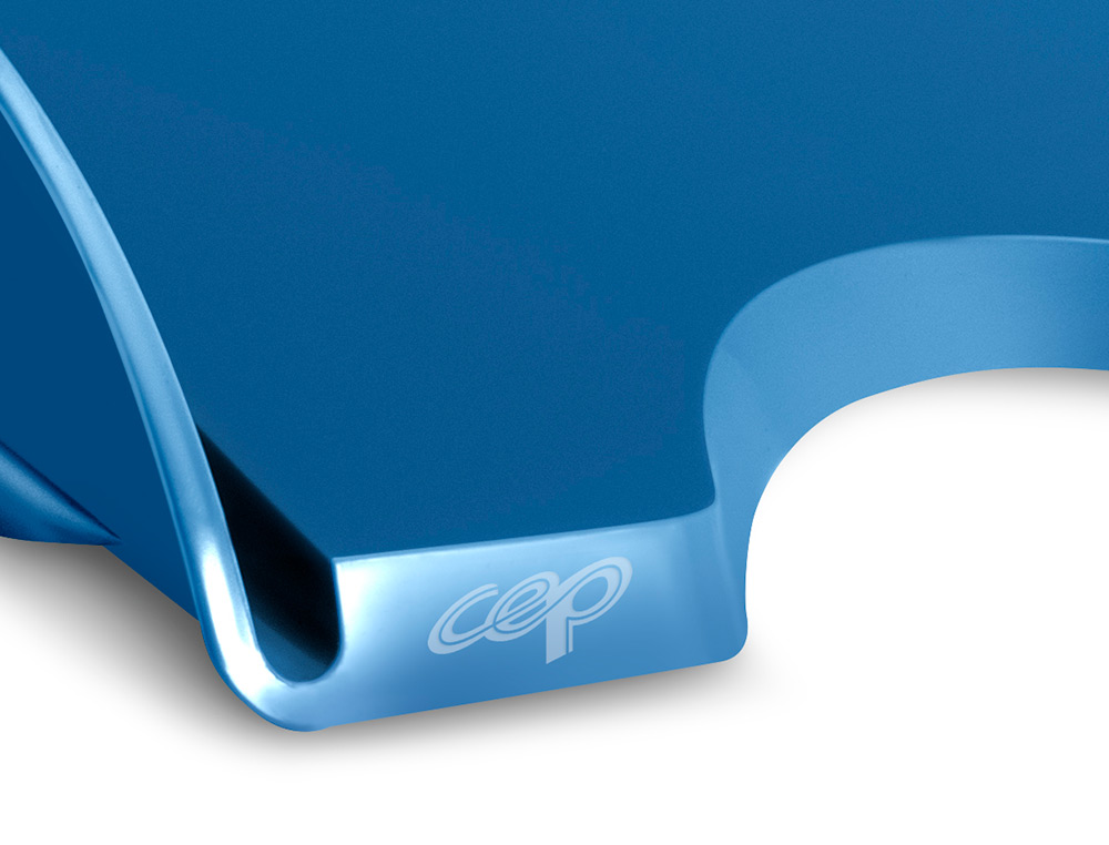 BANDEJA DE SECRETARIA CEP RIVIERA PLASTICO COR AZUL PORCELANA 348X257X66 MM