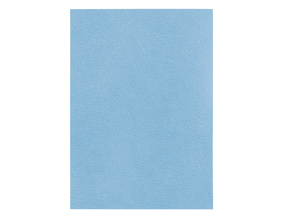 CAPA DE ENCADERNACAO LIDERPAPEL CARTAO DIN A4 1 MM CELESTE PACK DE 50 UNIDADES