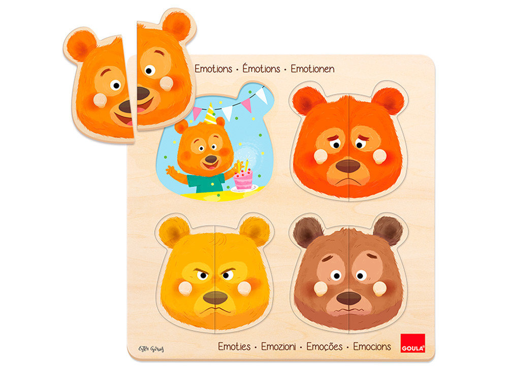 PUZZLE GOULA EMOCOES 8 PECAS