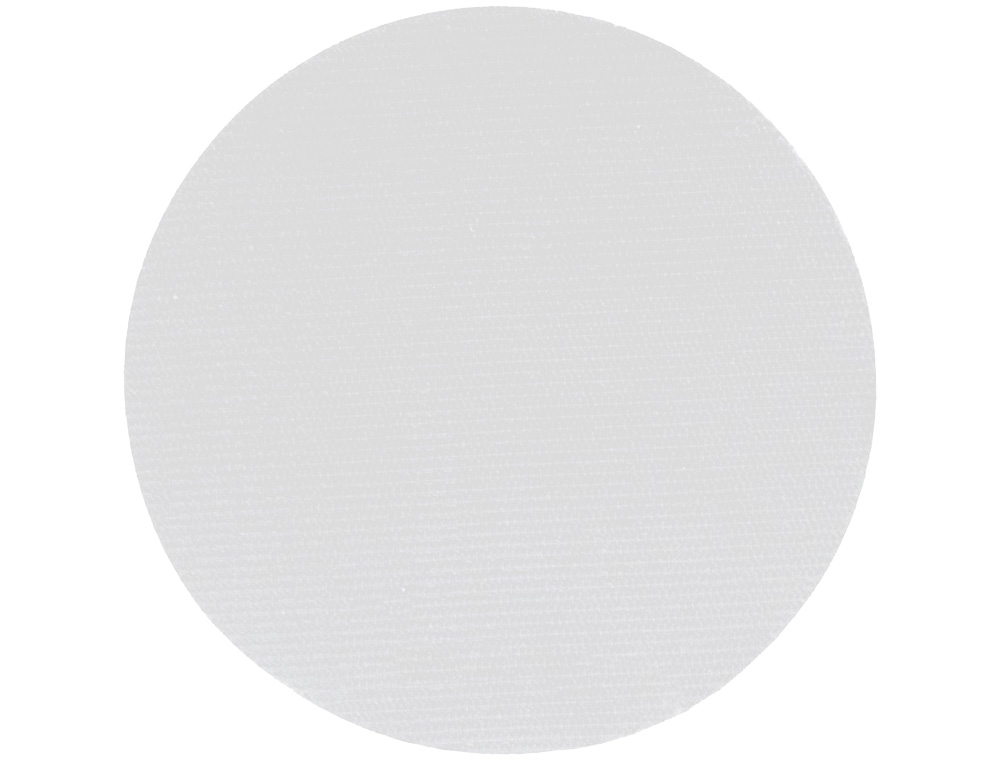 FITA DE FECHO PLICO VELCRO AUTOADESIVO 20 MM DIAMETRO COR BRANCO CAIXA DE 200 UNIDADES