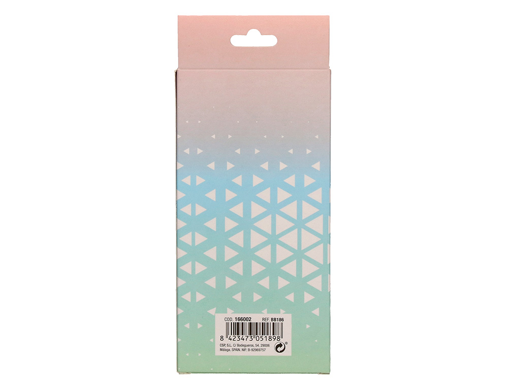 ESFEROGRAFICA BELIUS BRELA CORPO HEXAGONAL COM CLIP 3 ESFEROGRAFICAS CORES PASTEL SORTIDAS EM CAIXA DE OFERTA