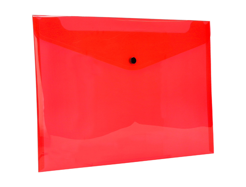 BOLSA PORTA DOCUMENTOS LIDERPAPEL COM MOLA DIN A4 TRANSPARENTE PACK DE 12 UNIDADES CORES SORTIDAS