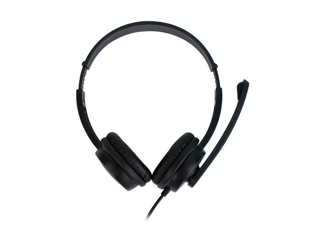 AURICULAR NGS VOX 505 MICROFONE E CONTROLO DE VOLUME DIADEMA AJUSTAVEL JACK 3,5 MM COMPRIMENTO DO CABO