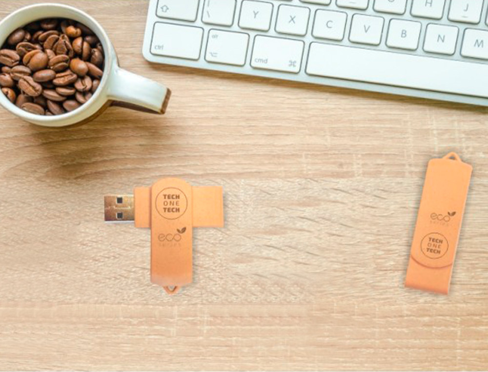 PEN DRIVE USB TECH ONE TECH ECOTECH BIODEGRADAVEL 32 GB USB 3.2