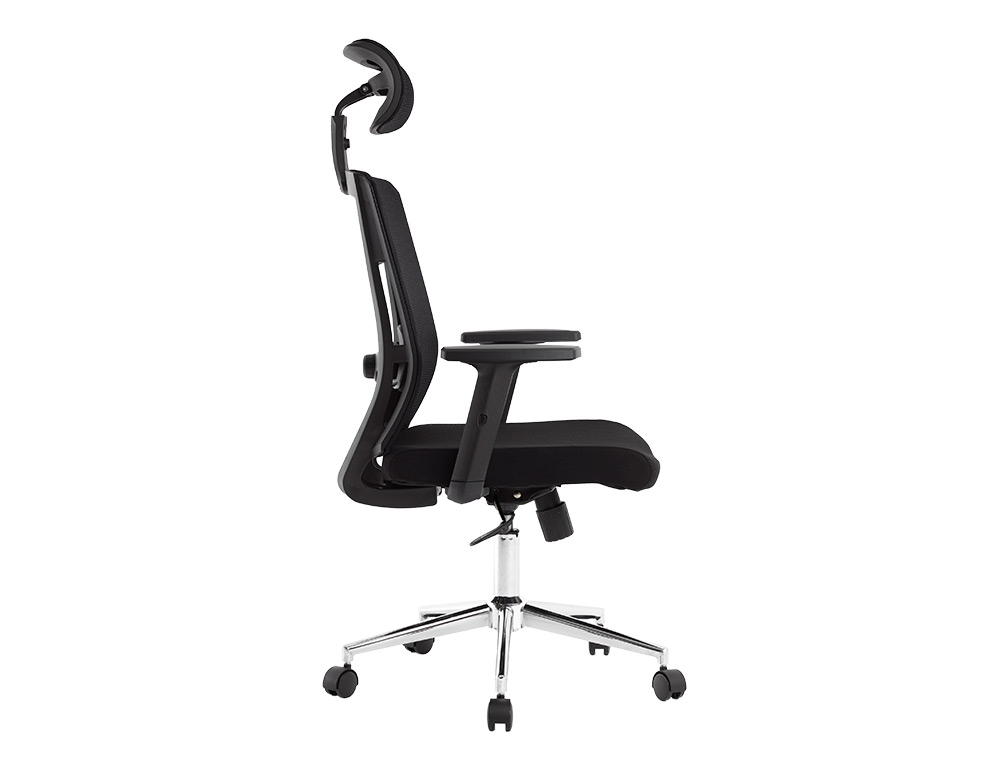 CADEIRA DE DIRECAO Q-CONNECT DESIO ERGONOMICA ENCOSTO ALTO E APOIO DE CABECA AJUSTAVEL EM ALTURA 1180+100X630X625 MM COR