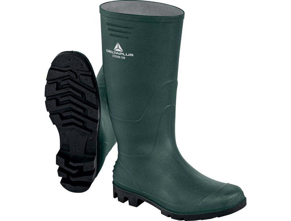 BOTAS DELTAPLUS DE SEGURANCA STONE PVC VERDE SOLA DE PITOES TAMANHO 40