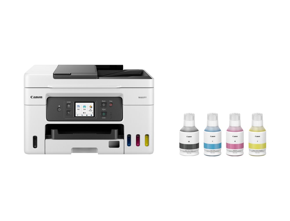 MULTIFUNCOES CANON MAXIFY GX4050 TINTA COR 18 PPM PRETO/13 PPM COR A4 IMPRESSORA SCANNER COPIADORA BANDEJA ENTRADA 100 F