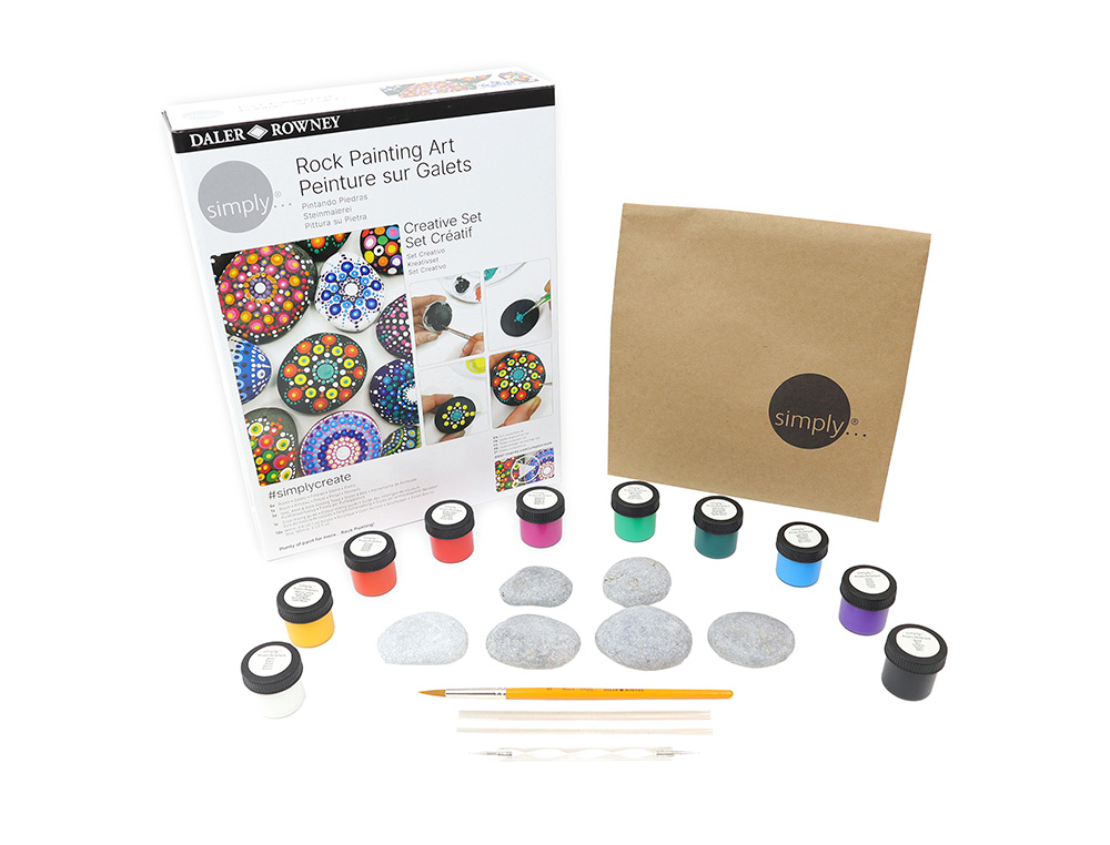CONJUNTO DE PINTURA DALER ROWNEY SIMPLY CRIATIVO ROCK