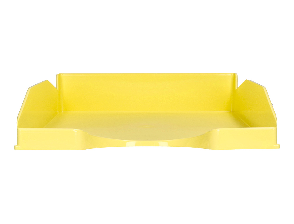 TABULEIRO DE SECRETARIA Q-CONNECT PLASTICO AMARELO PASTEL OPACO
