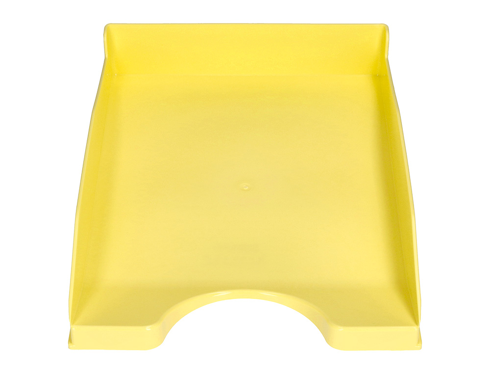 TABULEIRO DE SECRETARIA Q-CONNECT PLASTICO AMARELO PASTEL OPACO