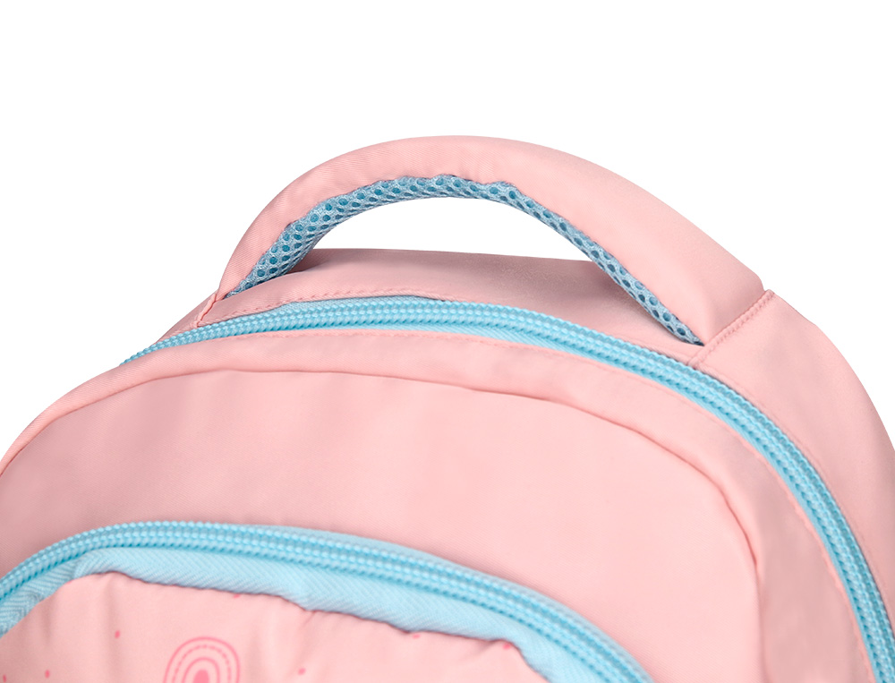 MOCHILA ESCOLAR LIDERPAPEL MULTIBOLSO INFANTIL DESENHO ARCO IRIS 350X110X270 MM