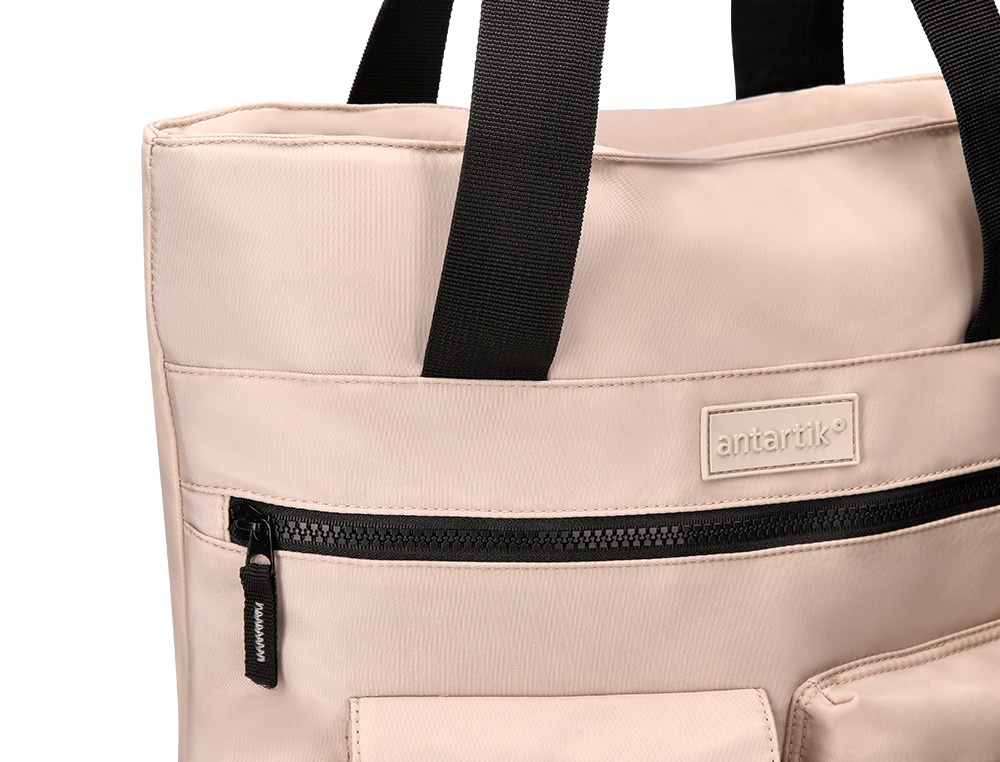 MOCHILA ANTARTIK BOLSO CASUAL COR BEGE 400X120X390 MM