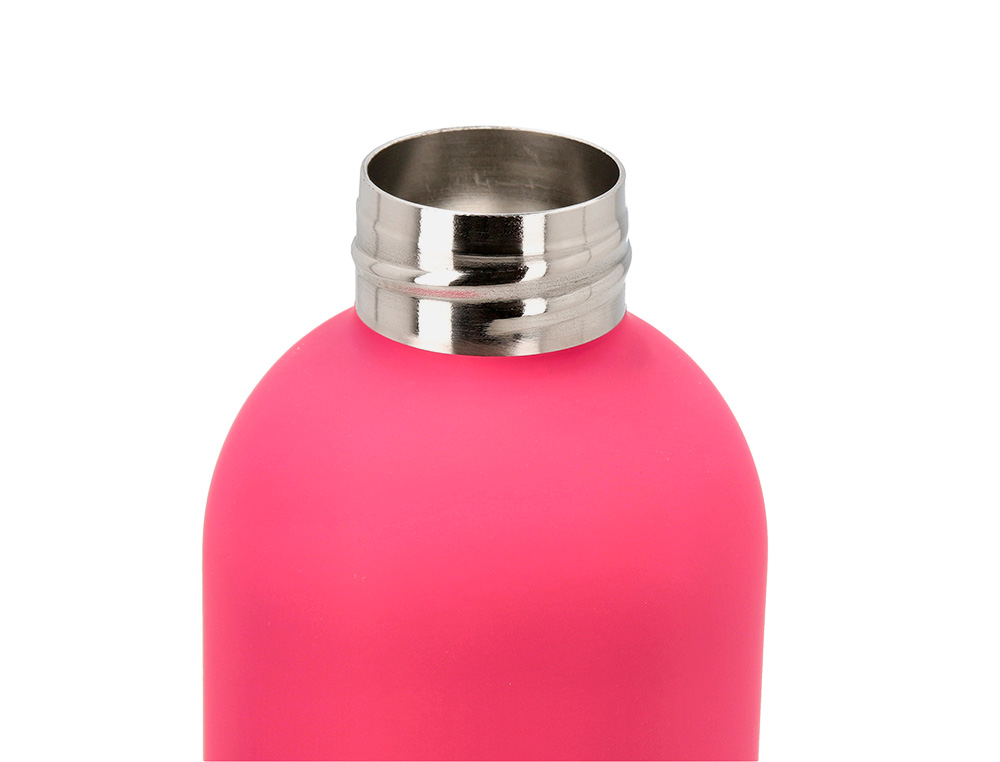 GARRAFA ANTARTIK ISOTERMICA ACO INOXIDAVEL LIVRE DE BPA COR FUCSIA 500 ML