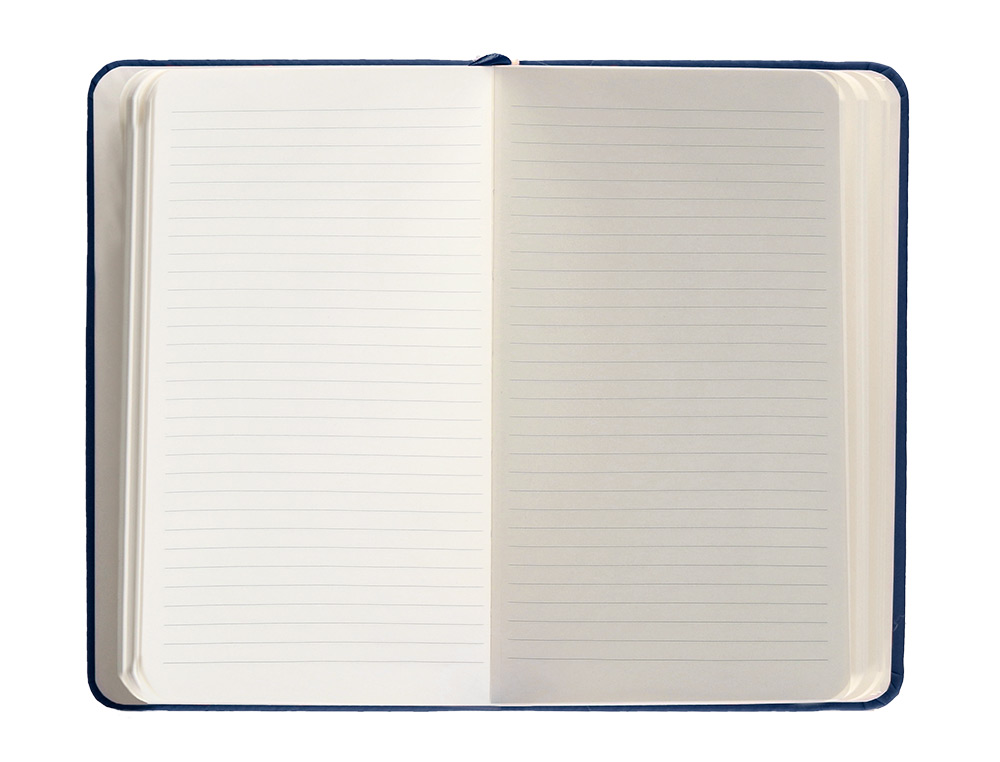 CADERNO COM ELASTICO ANTARTIK NOTES CAPA DURA A6 PAUTADO AZUL MARINHO 100 FOLHAS 80 GR FSC