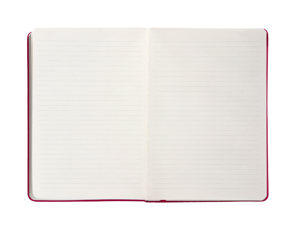 CADERNO COM ELASTICO ANTARTIK NOTES CAPA DURA A4 PAUTADO FUCSIA 100 FOLHAS 80 GR FSC