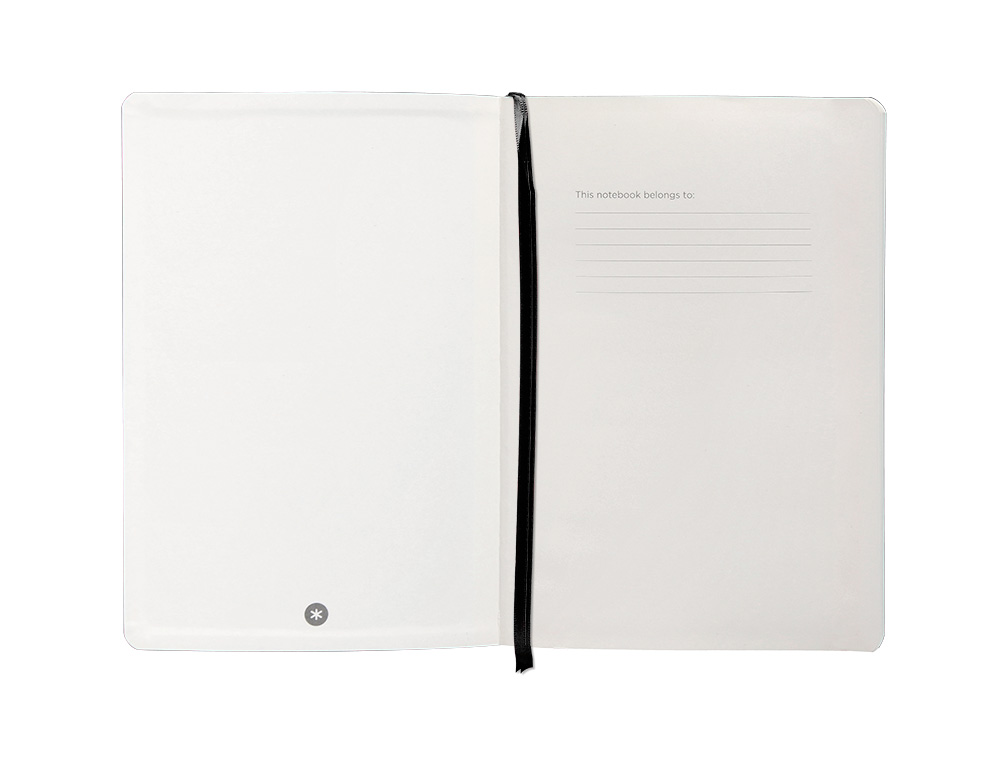 CADERNO COM ELASTICO ANTARTIK NOTES CAPA MOLE A5 LISO PRETO 80 FOLHAS 80 GR FSC