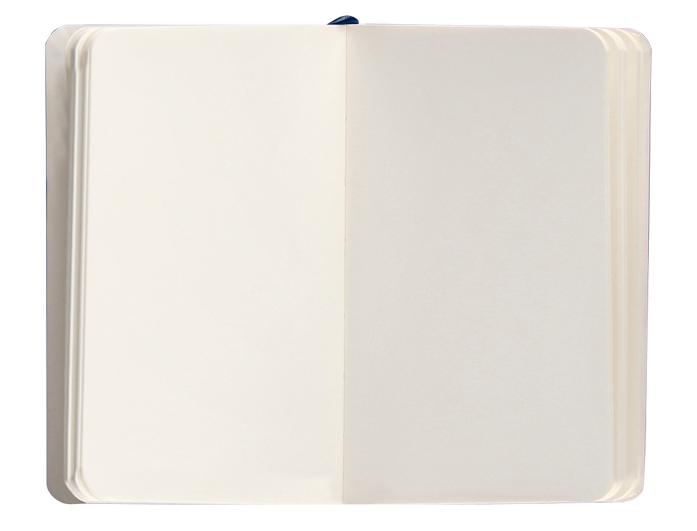 CADERNO COM ELASTICO ANTARTIK NOTES CAPA MOLE A6 LISO AZUL MARINHO 100 FOLHAS 80 GR FSC