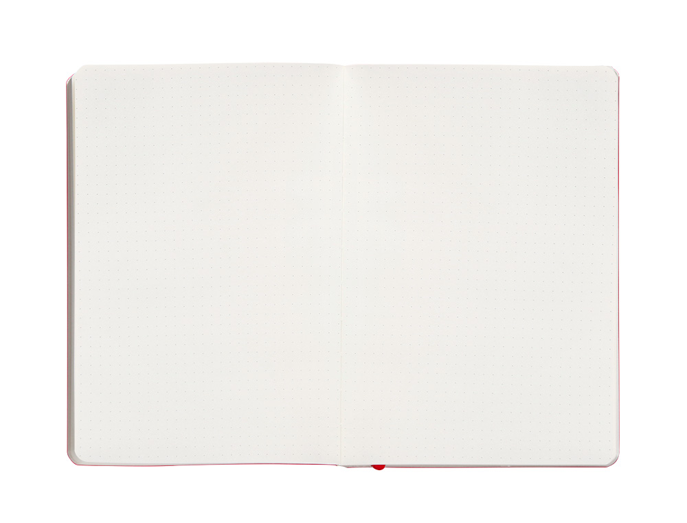 CADERNO COM ELASTICO ANTARTIK NOTES CAPA MOLE A5 PONTILHADO VERMELHO 80 FOLHAS 80 GR FSC