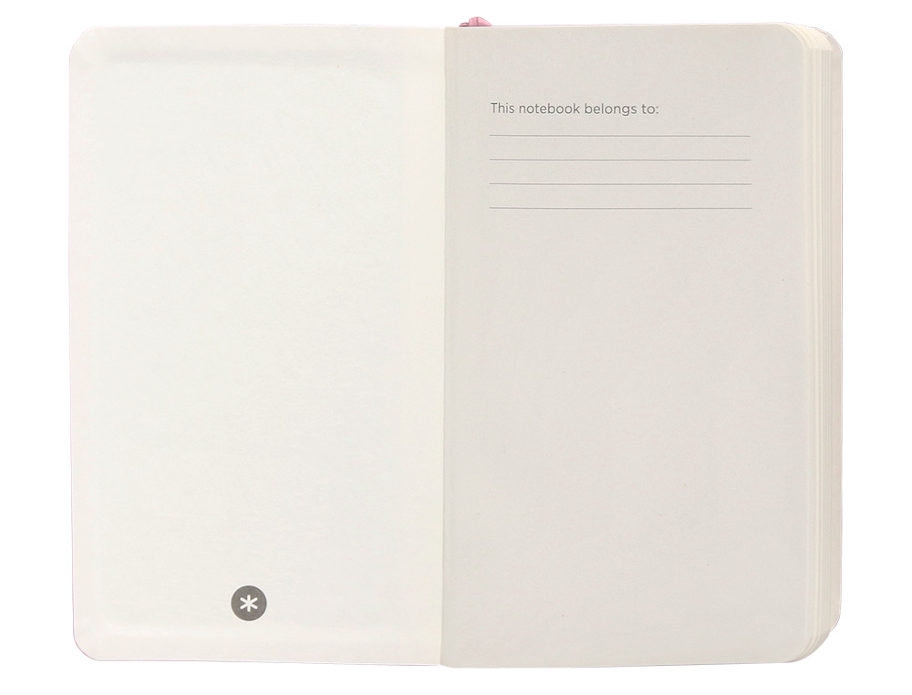 CADERNO COM ELASTICO ANTARTIK NOTES CAPA MOLE A6 QUADRICULADO ROSA PASTEL 100 FOLHAS 80 GR FSC