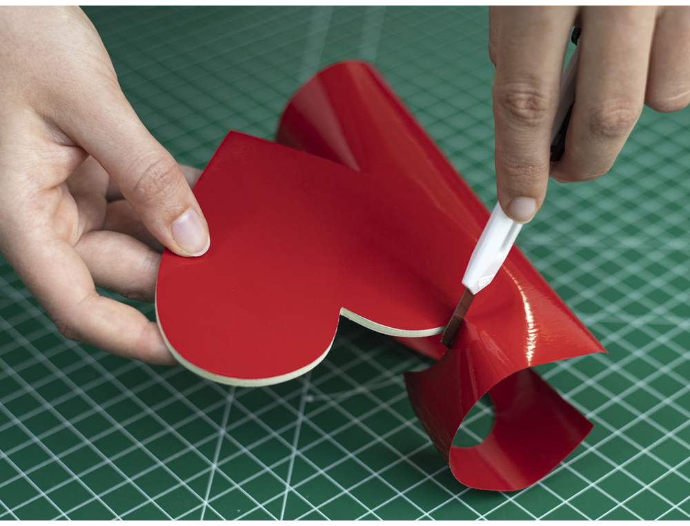 ROLO ADESIVO DC-FIX VERMELHO SINAL LARGURA 45 CM COMPRIMENTO 15 MT