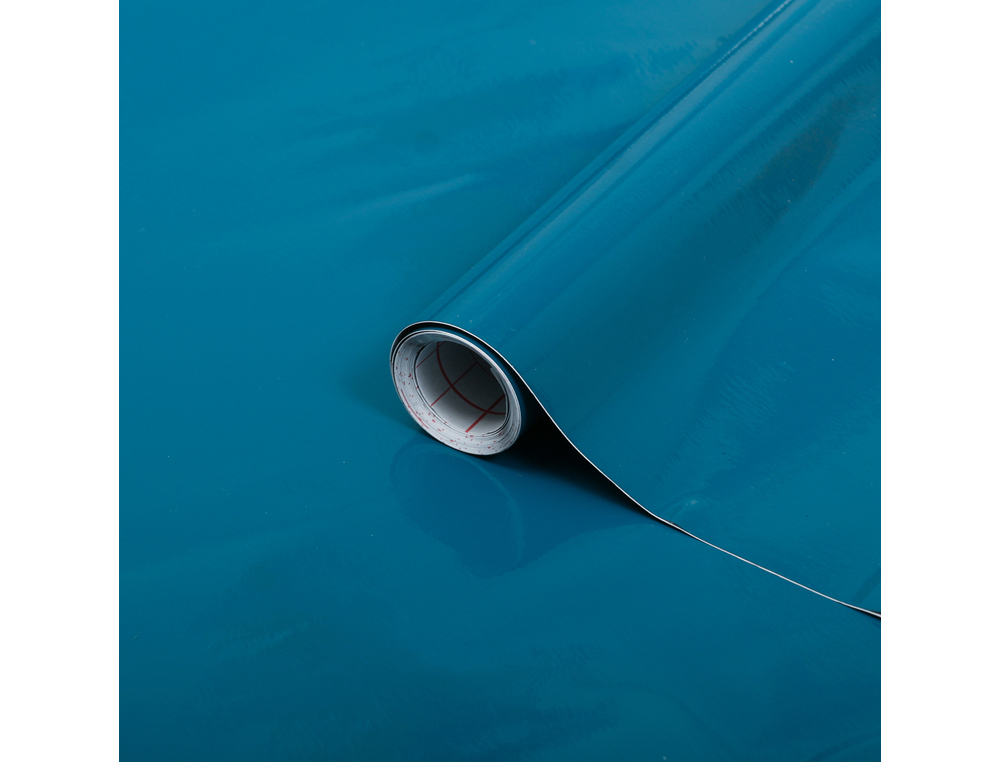 ROLO ADESIVO DC-FIX AZUL PETROLEO LARGURA 45 CM COMPRIMENTO 15 MT