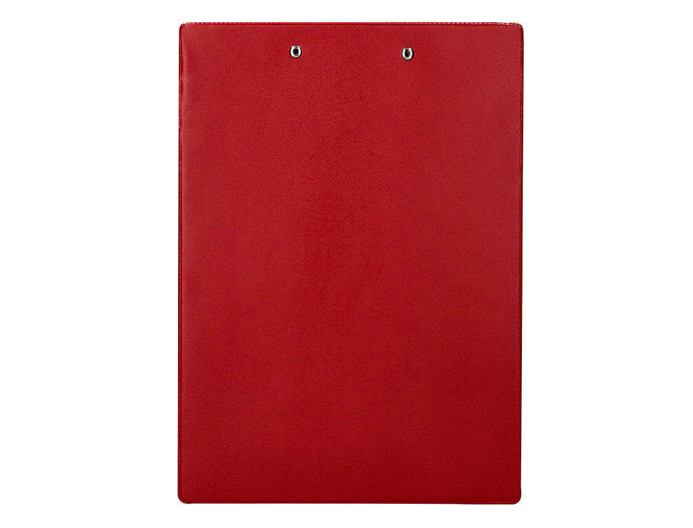 PORTA NOTAS Q-CONNECT COM MOLA MINICLIP SUPERIOR DIN A4 PLASTICO 50% RECICLADO VERMELHO ESPESSURA 2,1 MM