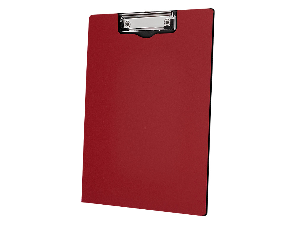 PORTA NOTAS Q-CONNECT COM MOLA MINICLIP SUPERIOR DIN A4 PLASTICO 50% RECICLADO VERMELHO ESPESSURA 2,1 MM