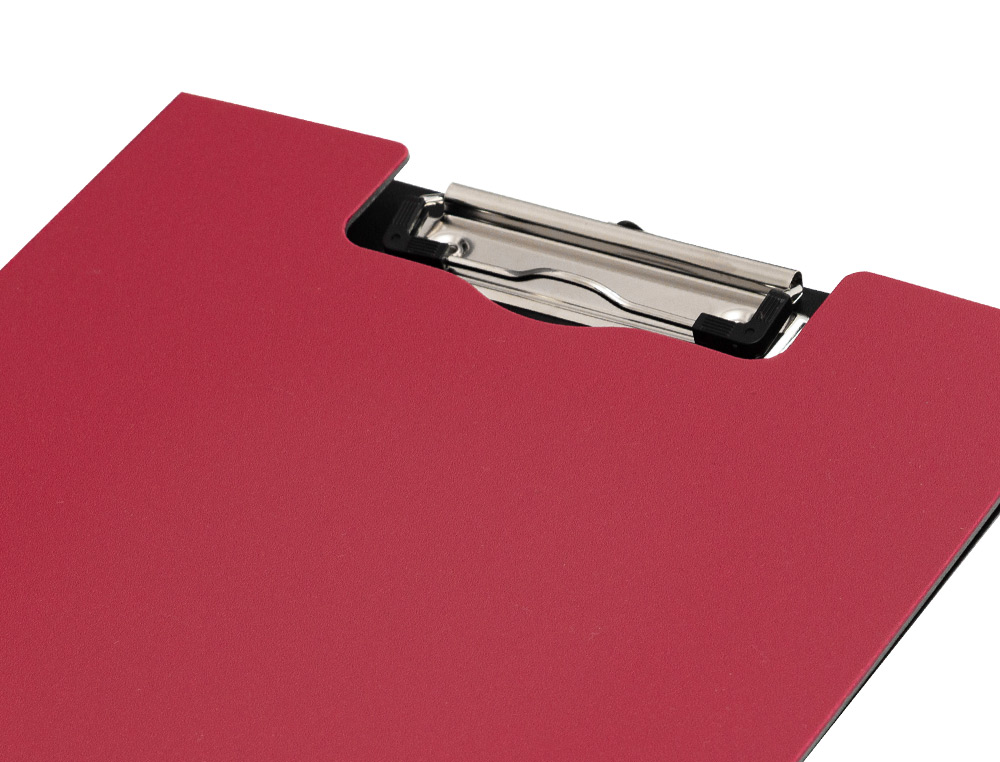 PORTA NOTAS Q-CONNECT COM MOLA MINICLIP SUPERIOR DIN A4 PLASTICO 50% RECICLADO VERMELHO ESPESSURA 2,1 MM