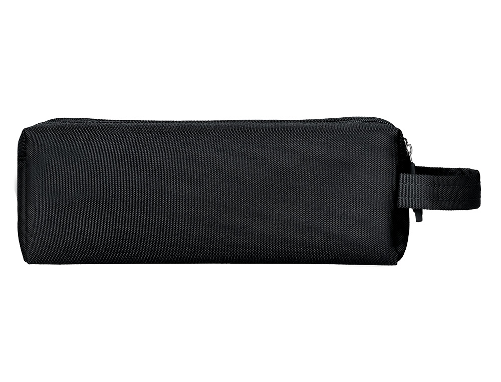 ESTOJO ESCOLAR LIDERPAPEL CLASSIC RETANGULAR COM ASA 2 FECHOS 210X80 MM PRETO