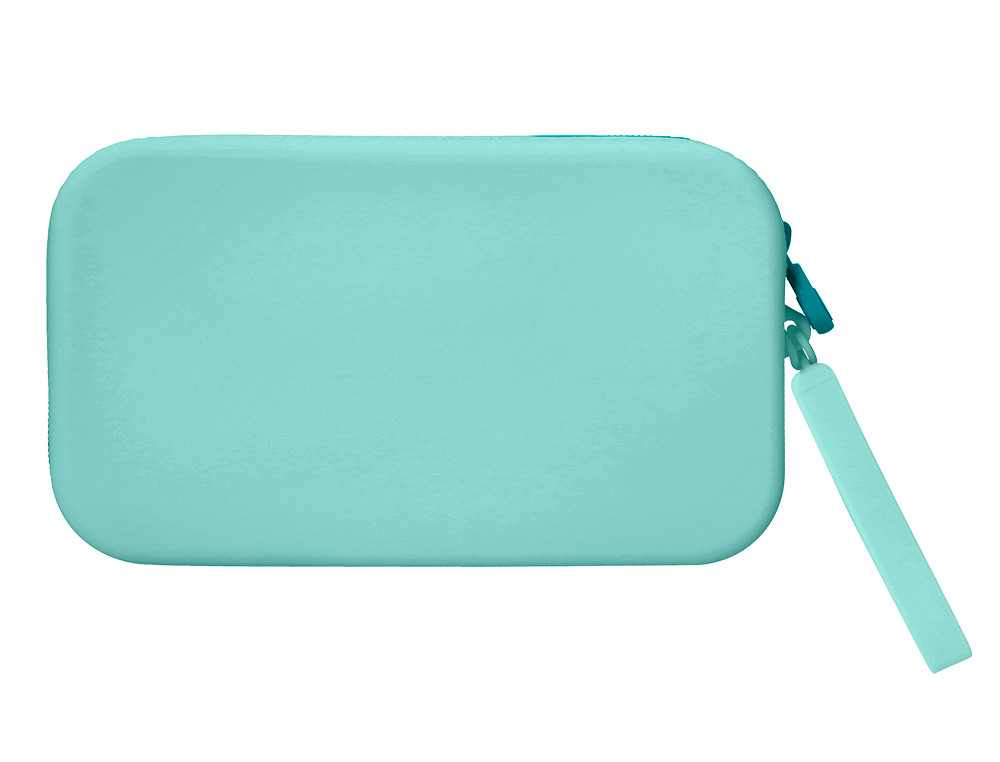 ESTOJO ESCOLAR ANTARTIK TROPICAL DIVE SILICONE SOFT RETANGULAR 190X120X25 MM MENTA