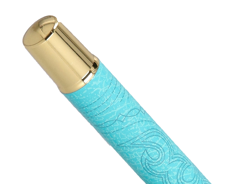ROLLER BELIUS WILD WEST ALUMINIO COR TURQUESA DOURADO TINTA COR PRETO CAIXA DE DESIGN
