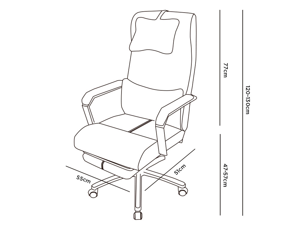 CADEIRA DE DIRECAO Q-CONNECT RAVENNA MALHA BASE METALICA ALT MAX 1300 LARG 670 PROF 730 MM RODAS PREMIUM COR PRETO
