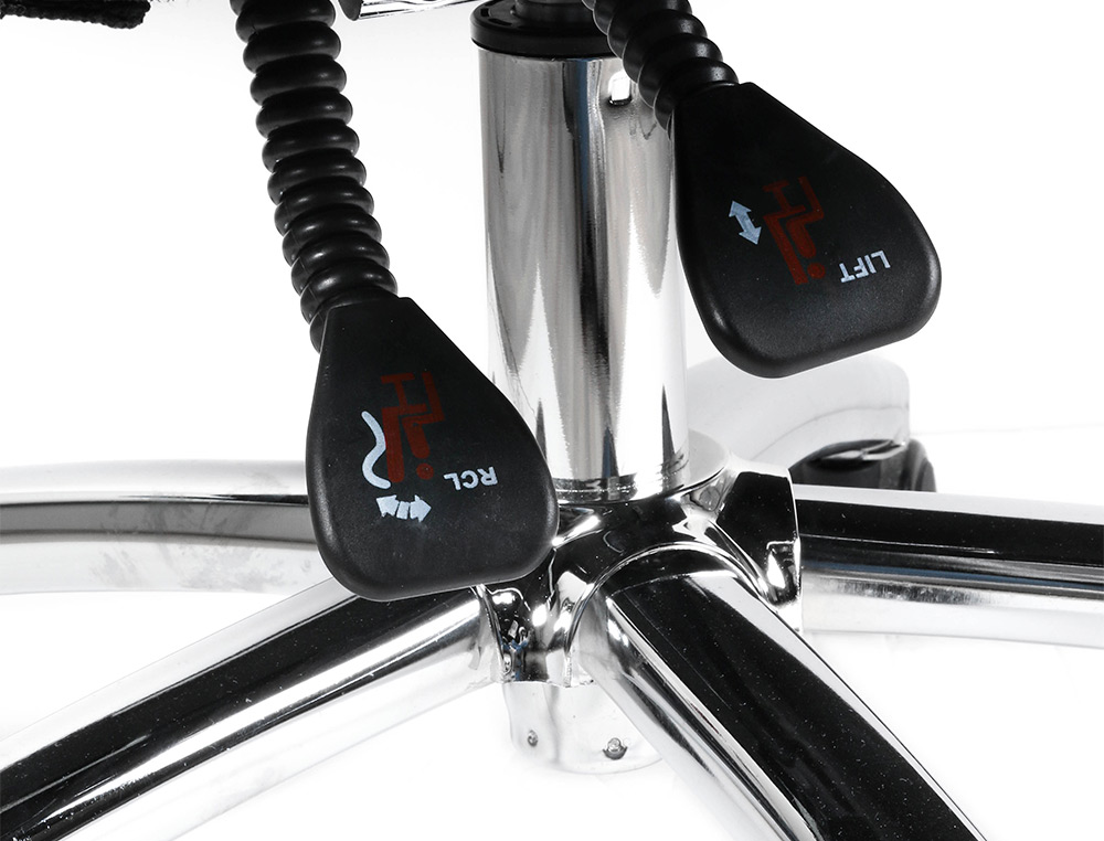 CADEIRA DE DIRECAO Q-CONNECT RAVENNA MALHA BASE METALICA ALT MAX 1300 LARG 670 PROF 730 MM RODAS PREMIUM COR PRETO