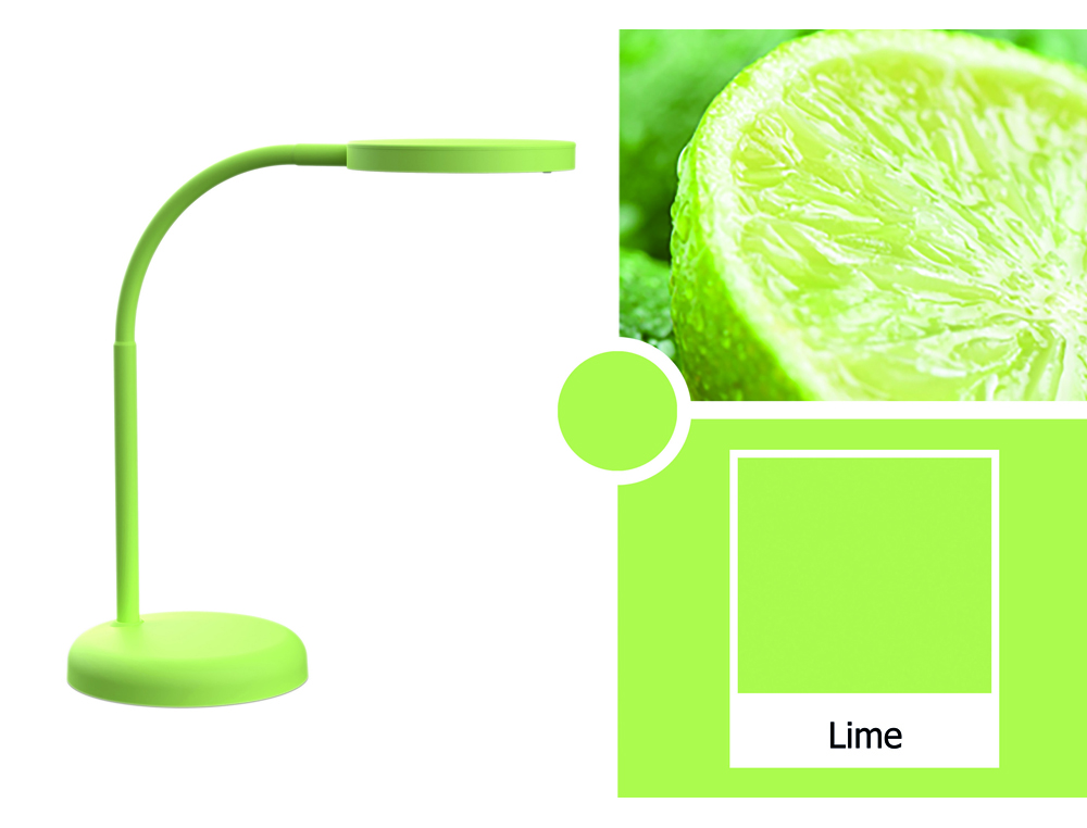 CANDEEIRO DE ESCRITORIO MAUL LED JOY COR VERDE LIMA 137X335X358 MM