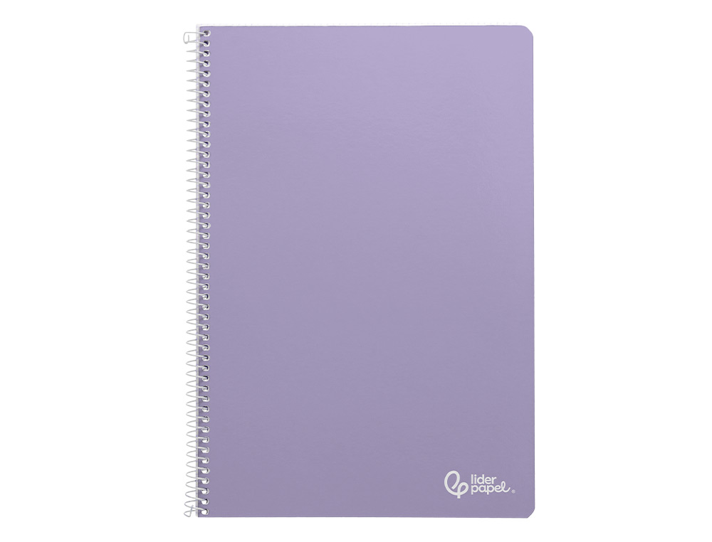 CADERNO ESPIRAL LIDERPAPEL SMART DIN A4 CAPA SUAVE 80 F 75 GR QUADRICULA 5 MM COM MARGEM CORES SORTIDAS