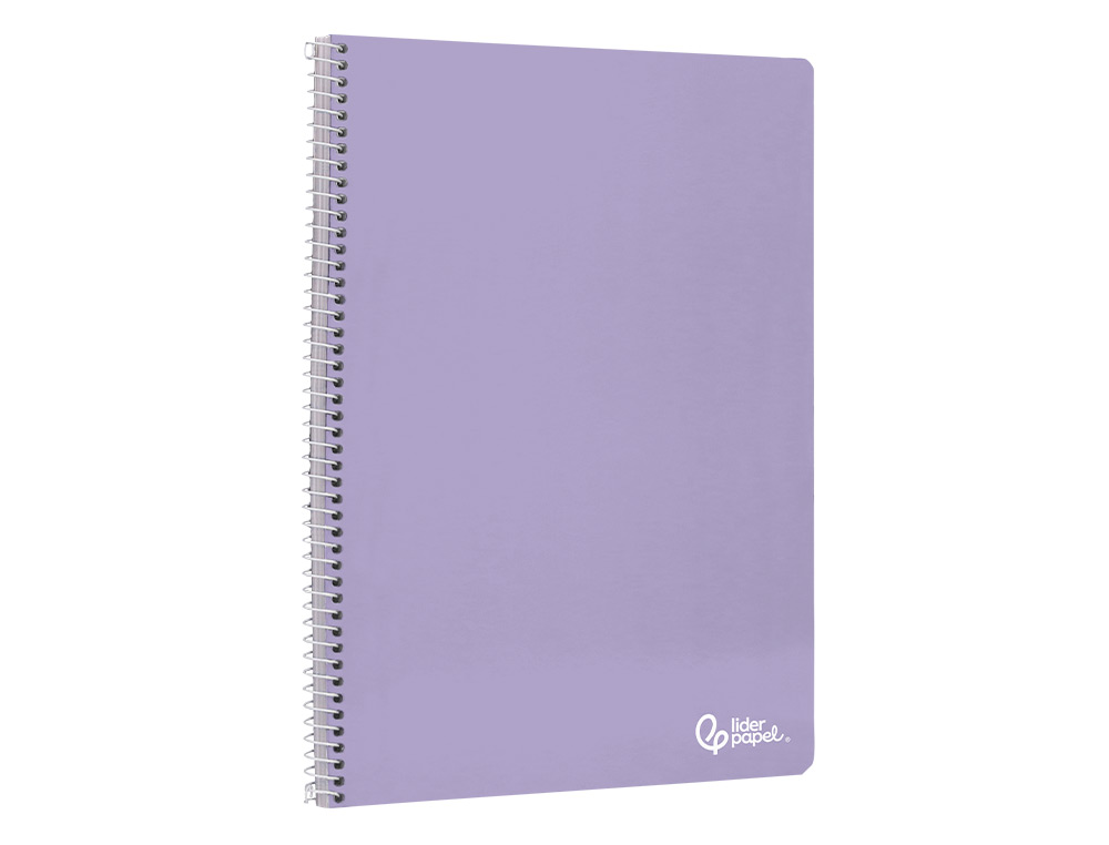 CADERNO ESPIRAL LIDERPAPEL SMART DIN A4 CAPA SUAVE 80 F 75 GR QUADRICULA 5 MM COM MARGEM CORES SORTIDAS