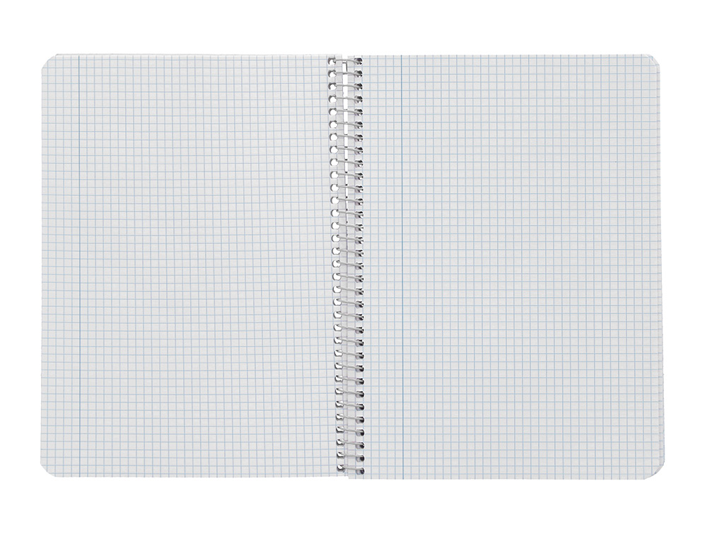 CADERNO ESPIRAL LIDERPAPEL SMART DIN A4 CAPA SUAVE 80 F 75 GR QUADRICULA 5 MM COM MARGEM CORES SORTIDAS