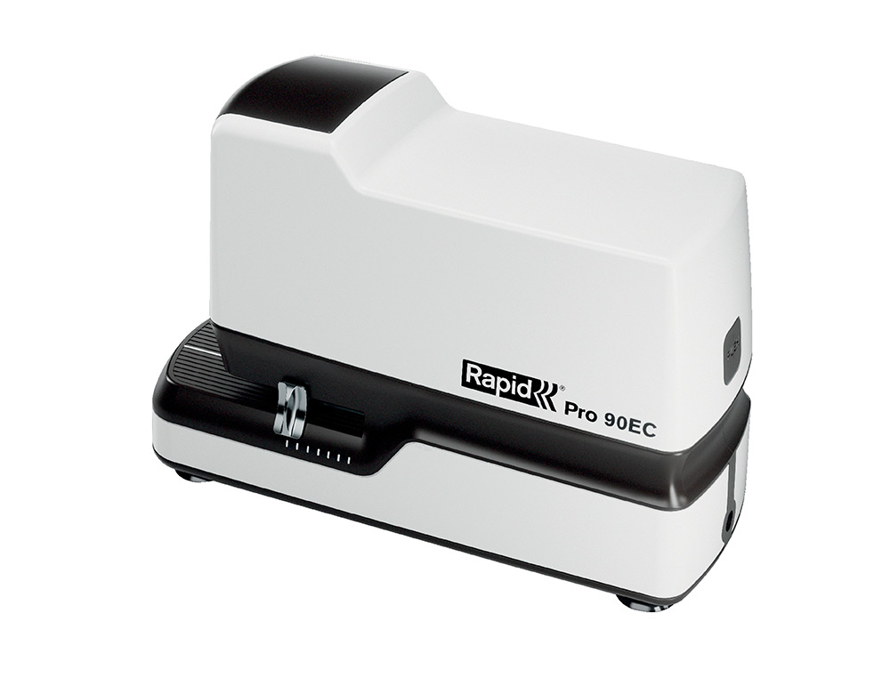 AGRAFADOR RAPID PRO 90EC ELETRICO BRANCO CAPACIDADE 50 FOLHAS USA AGRAFES N 66 E N 44