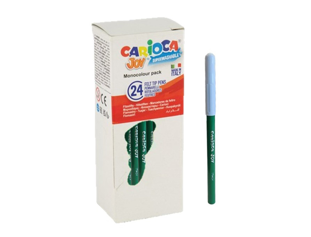 MARCADOR CARIOCA JOY PONTA FINA 2,8 MM LAVAVEL COR VERDE