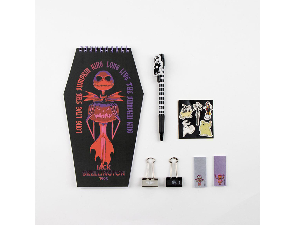 CONJUNTO DE ARTIGOS PAPELARIA CERDA NIGHTMARE BEFORE CHRISTMAS